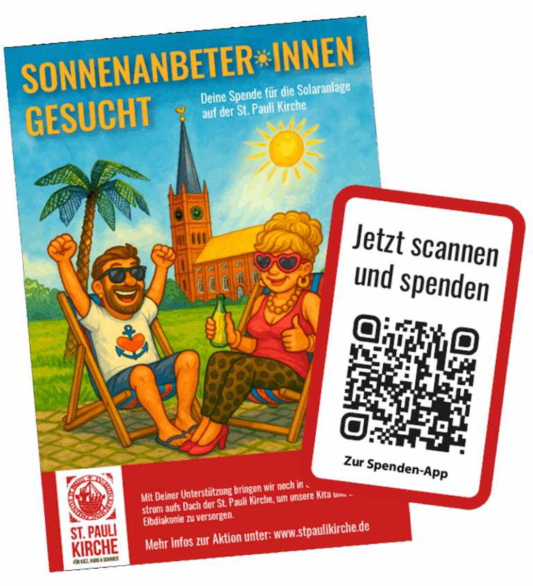 Solarplakat mit qr-code